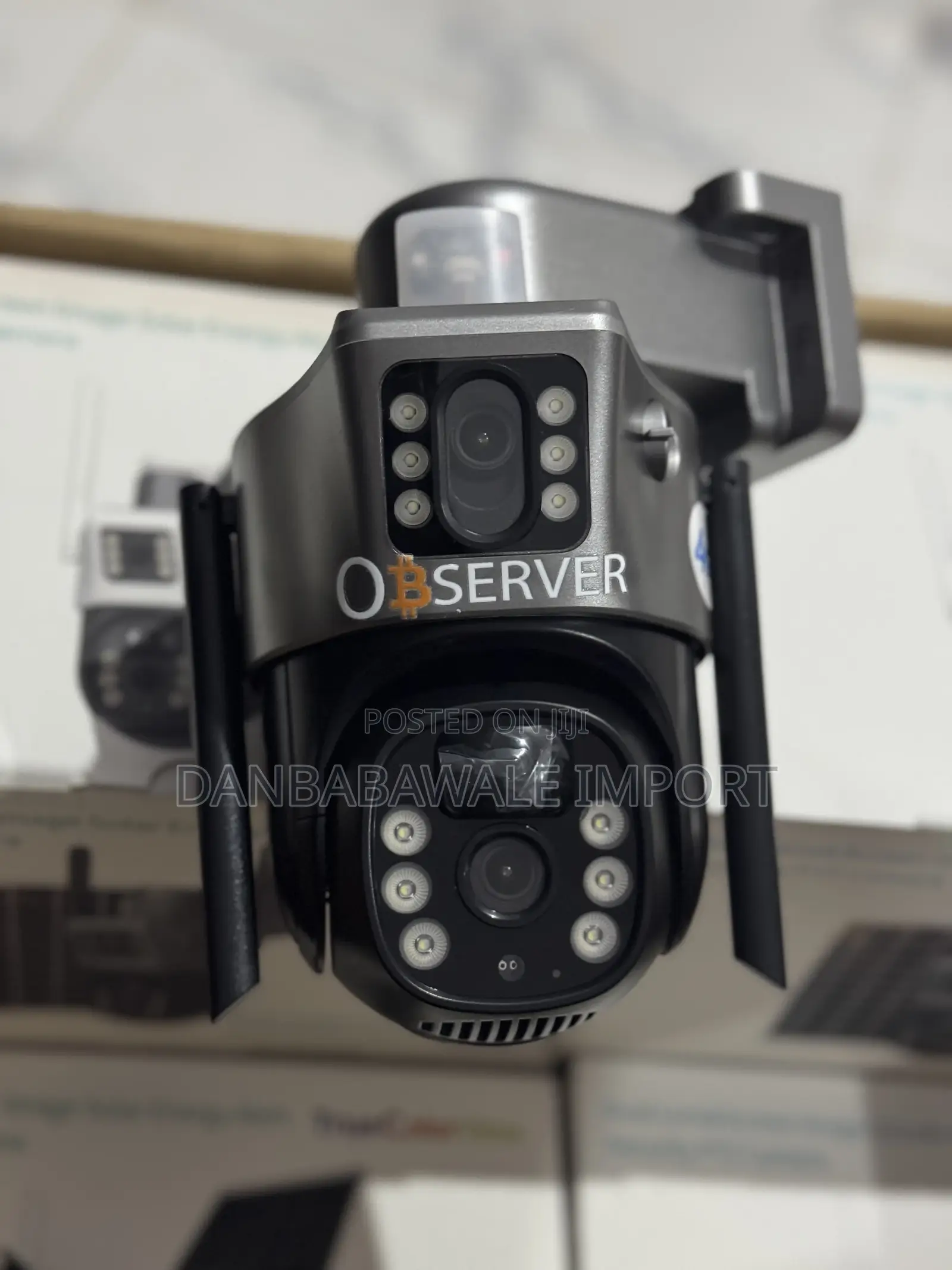 Observer Dual Lens Solar CCTV Camera V380 Pro App
