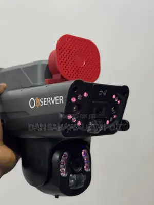 Observer Triple Lens Dual Lens Solar Cctv Camera.