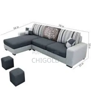 L Shape Fabric Sofa Will Good Quality Material