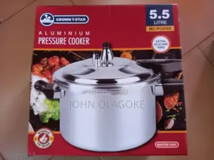 5.5L Crownstar Aluminium Pressure Pot