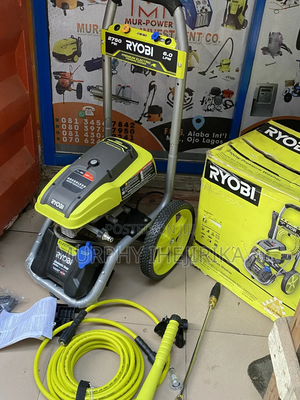 Ryobi 2100W 2750PSI Pressure Washer
