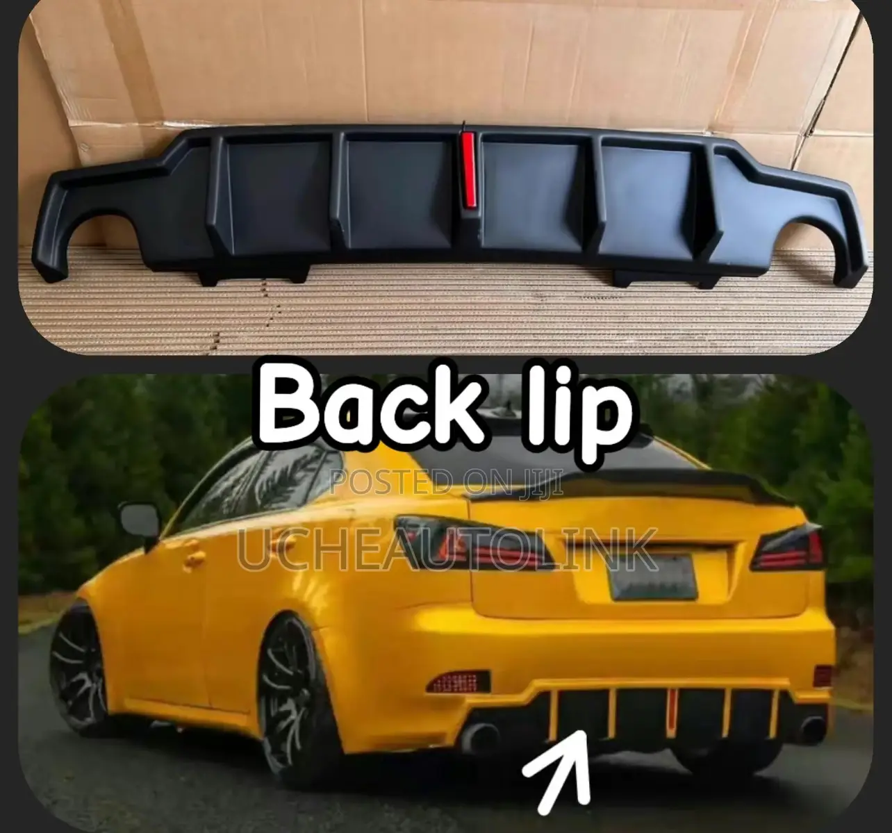IS250 Back Bumper Diffuser Available as Seen