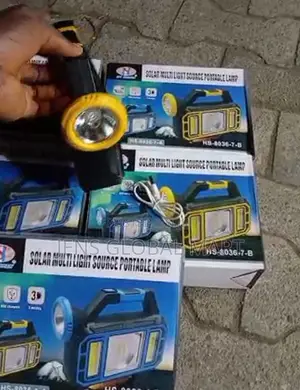 Solar Touch Light With Power Bank