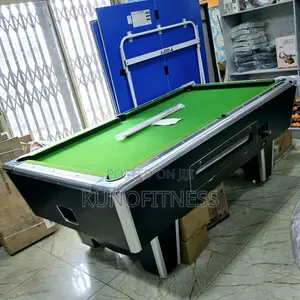 8ft British Coin-Operated Marble Pool Table