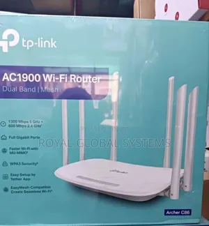 Tplink Ac 1900 Smart Wifi Router Dual Band Mesh(Archer C86)