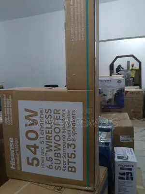 Gamin Soundbar Setup 540w Hisense Subwoofers HS5100