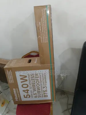 Reliable Sound Systen 540w Hisense Soundbar and Subwoofers