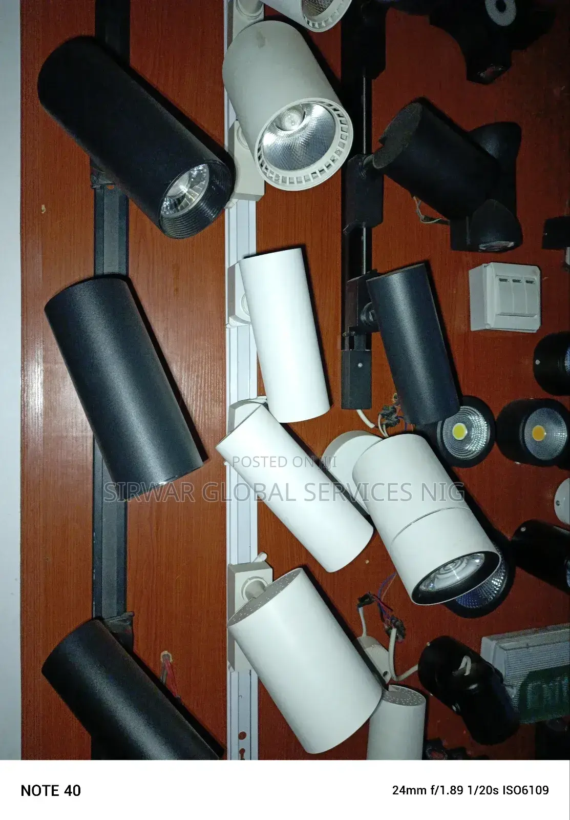 3in1 Track Light Available in Black