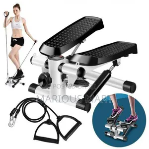 Mini Stepper With Resistance Bands