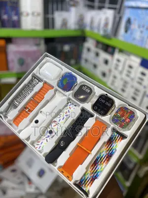 New I60 Suit Extreme 12in1 Watch With Earbud and Multi-Strap