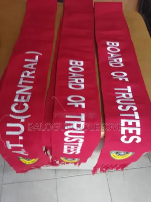Customized Aso Oke Muffler Or Sash For Group Or School