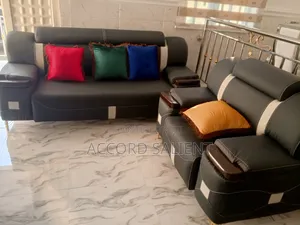 Photo - 7 Seater Designer Leather Sofa
