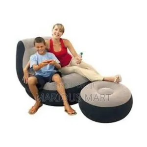 Inflatable Sofa With Foot Rest