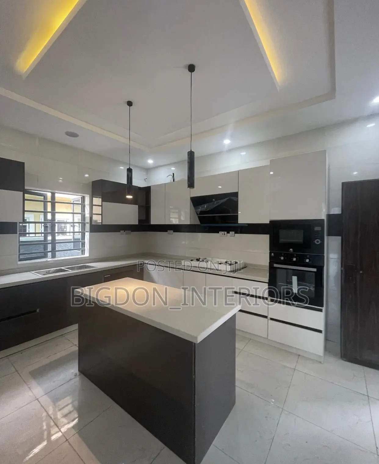 Kitchen Cabinets With HDF Glossy