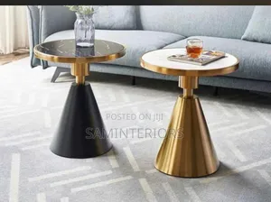 Contemporary and Quality Side Stools With Metal Base