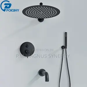 England Standard Concealed Black Shower.