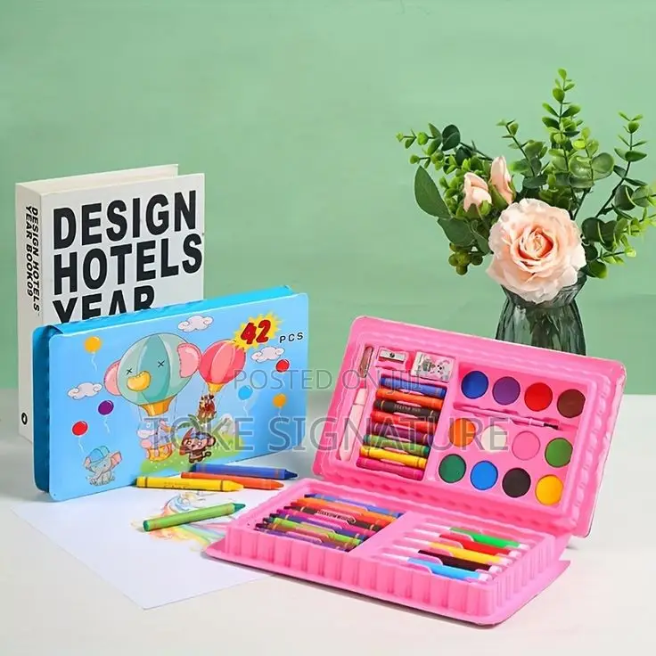 42-Pieces Colorful Art Sets for Children