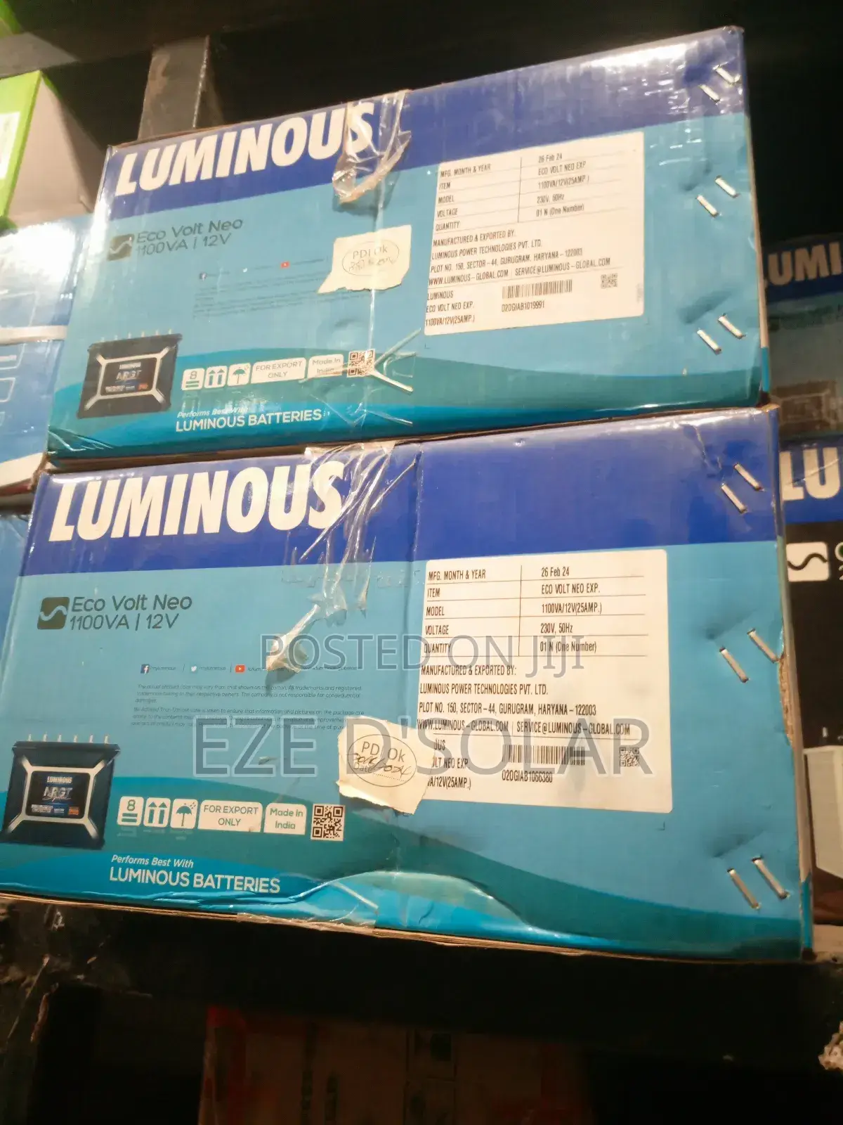 1kva12v Luminous Inverter