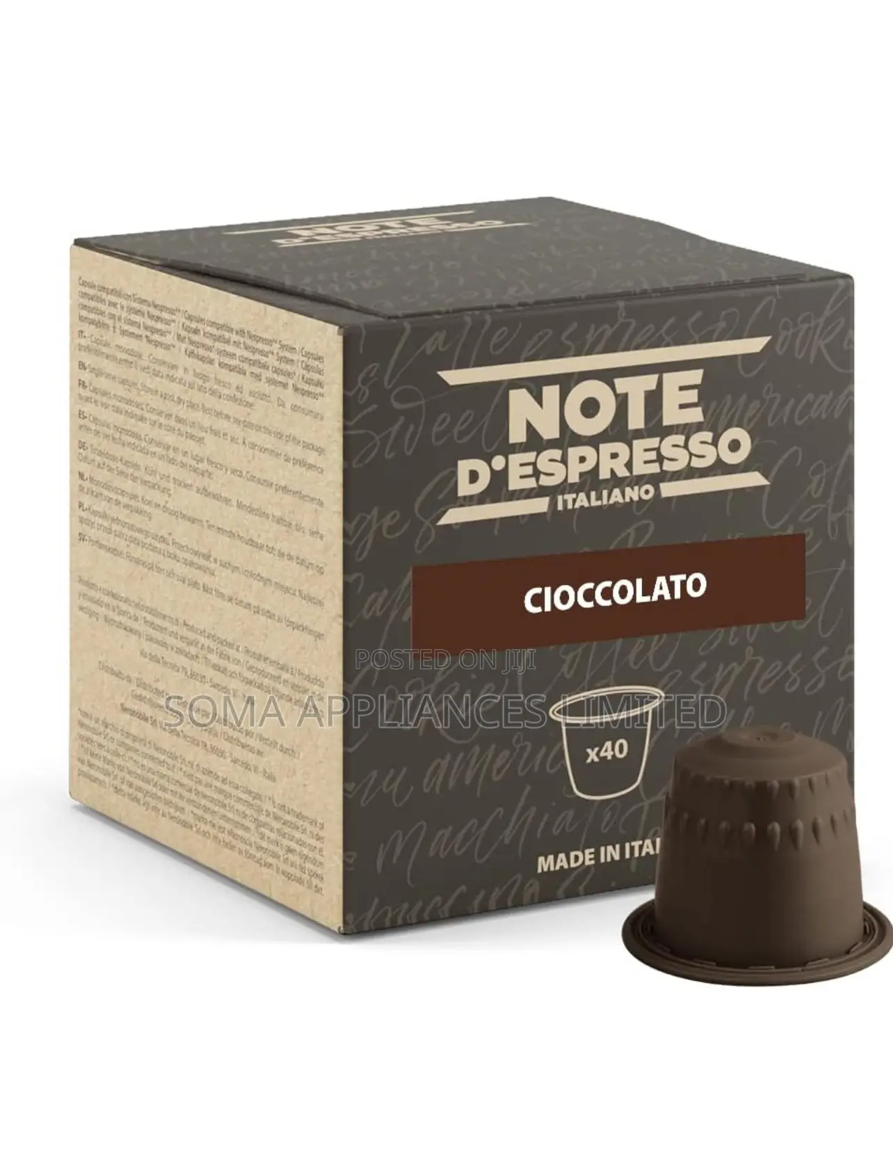 Note d'Espresso - CIOCCOLATO - Nespresso Original Line