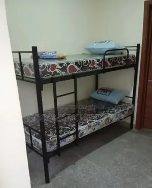 Metal Bunk Bed With Safety Rails 6*3 Ft.