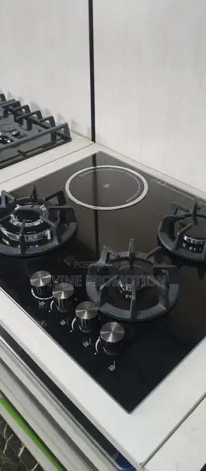 3+1(Electric) Burner, 60cm Phiima Hob, Glass Top Cooker