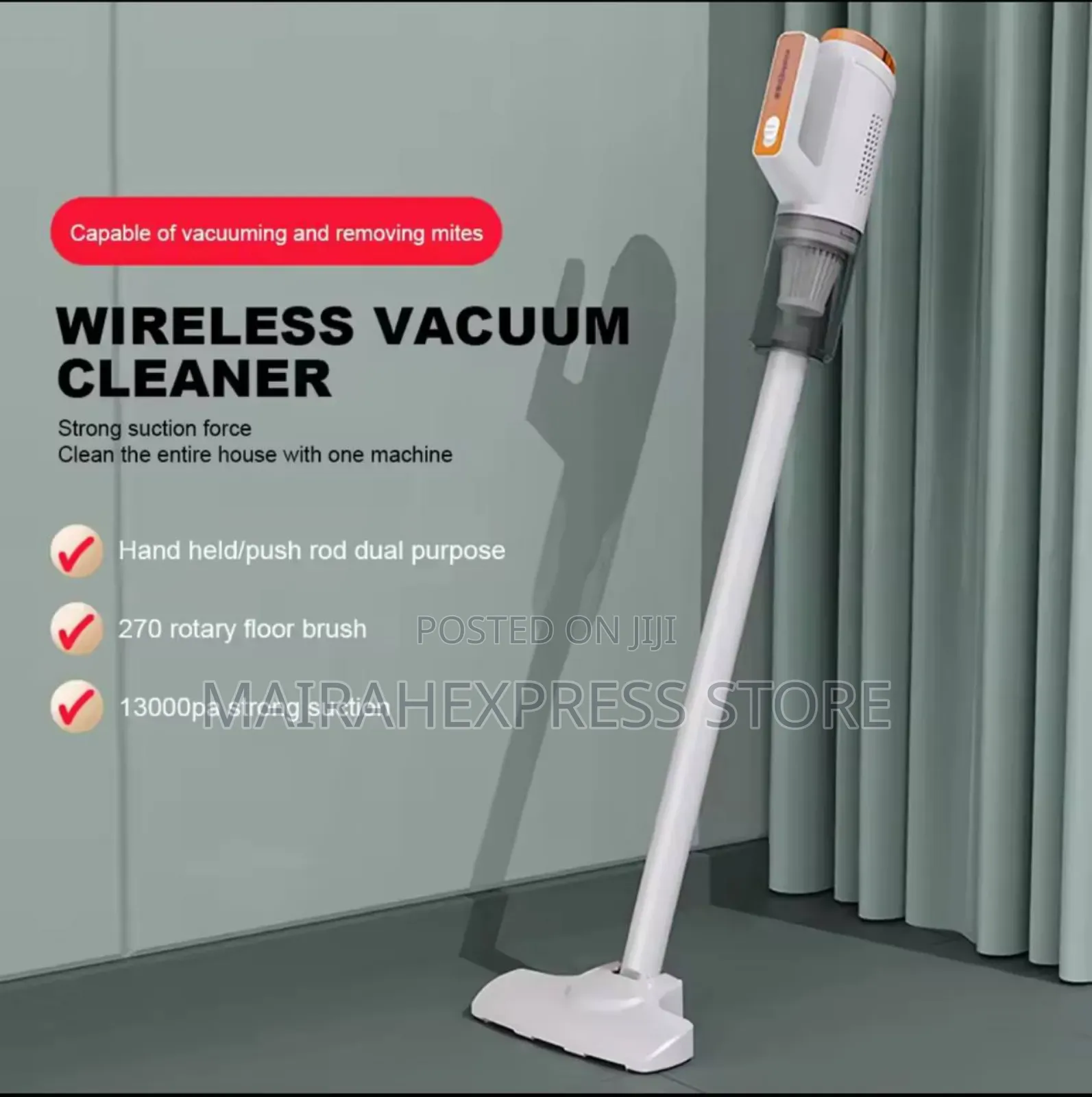Wireless Rechargeable Vaccum Cleaner