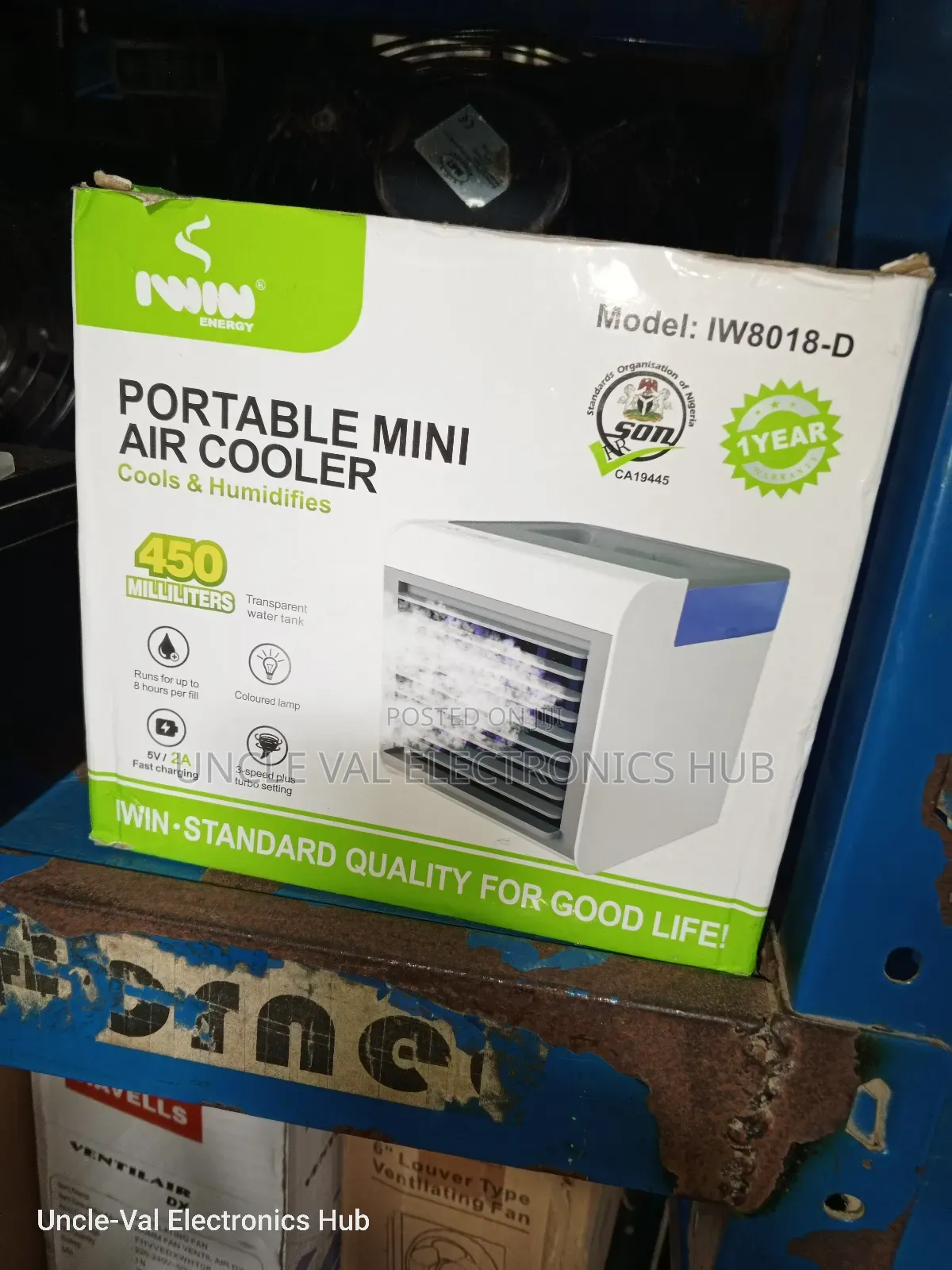 Iwin Portable Mini Air Cooler
