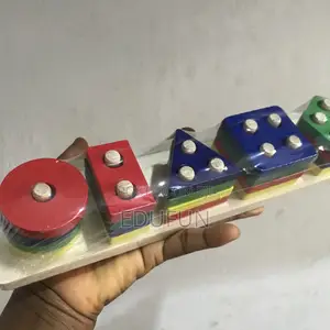 Shape Sorter Stacking Toy 5 Columns