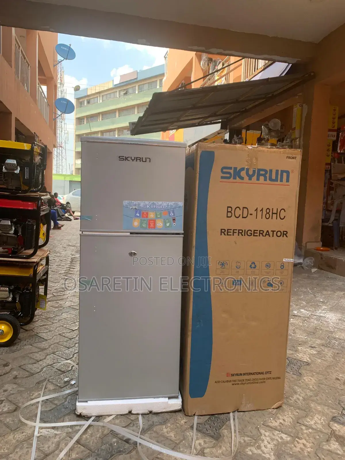 Skyrun Refrigerator Double Door Size