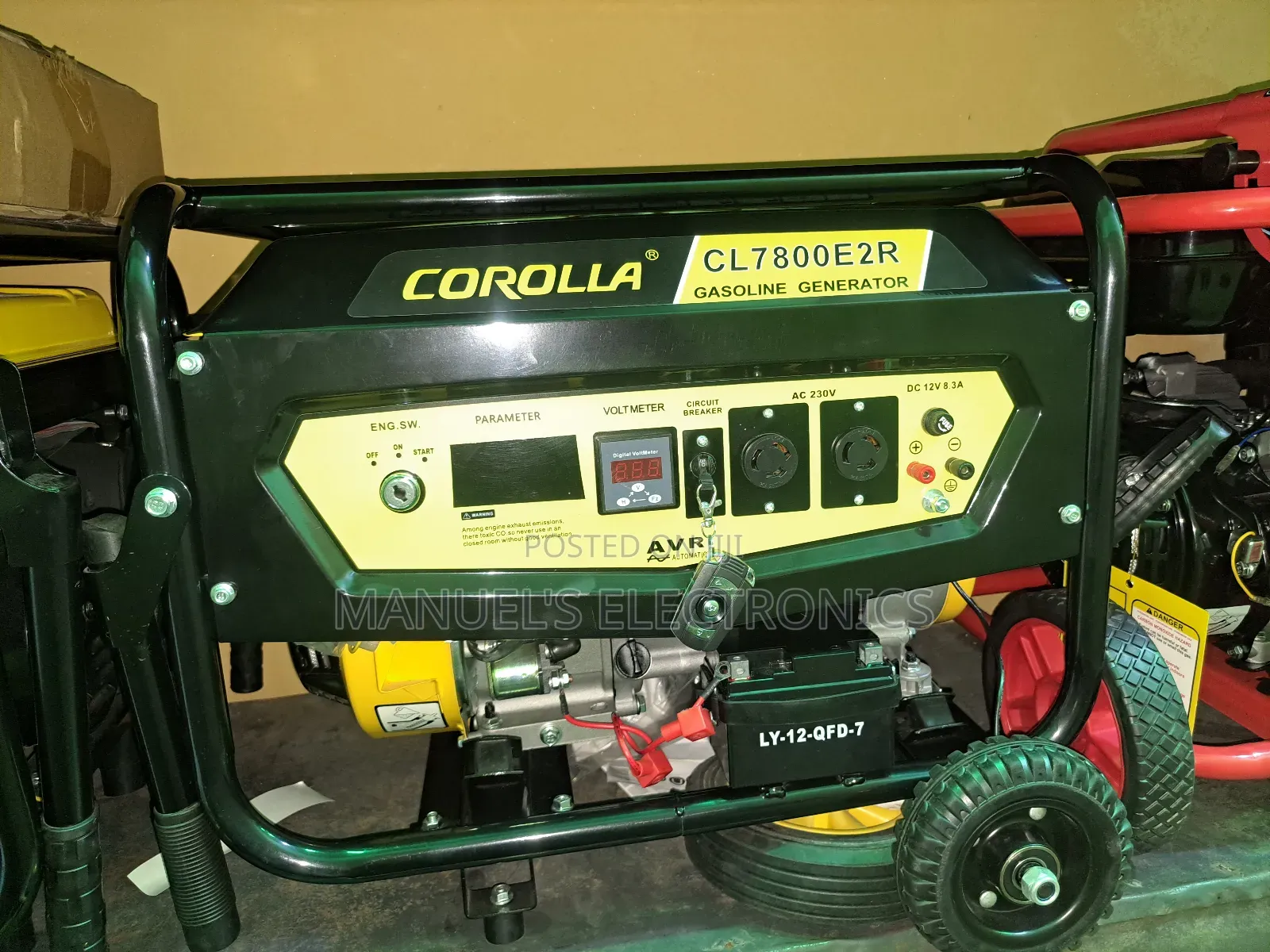 4.5kva Corolla Remote Control Petrol Generator