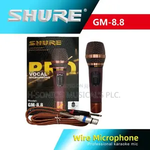 Quality Shure Gm-8.8 Dynamic Wired Microphone