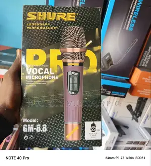 Quality Shure Gm-8.8 Dynamic Wired Microphone