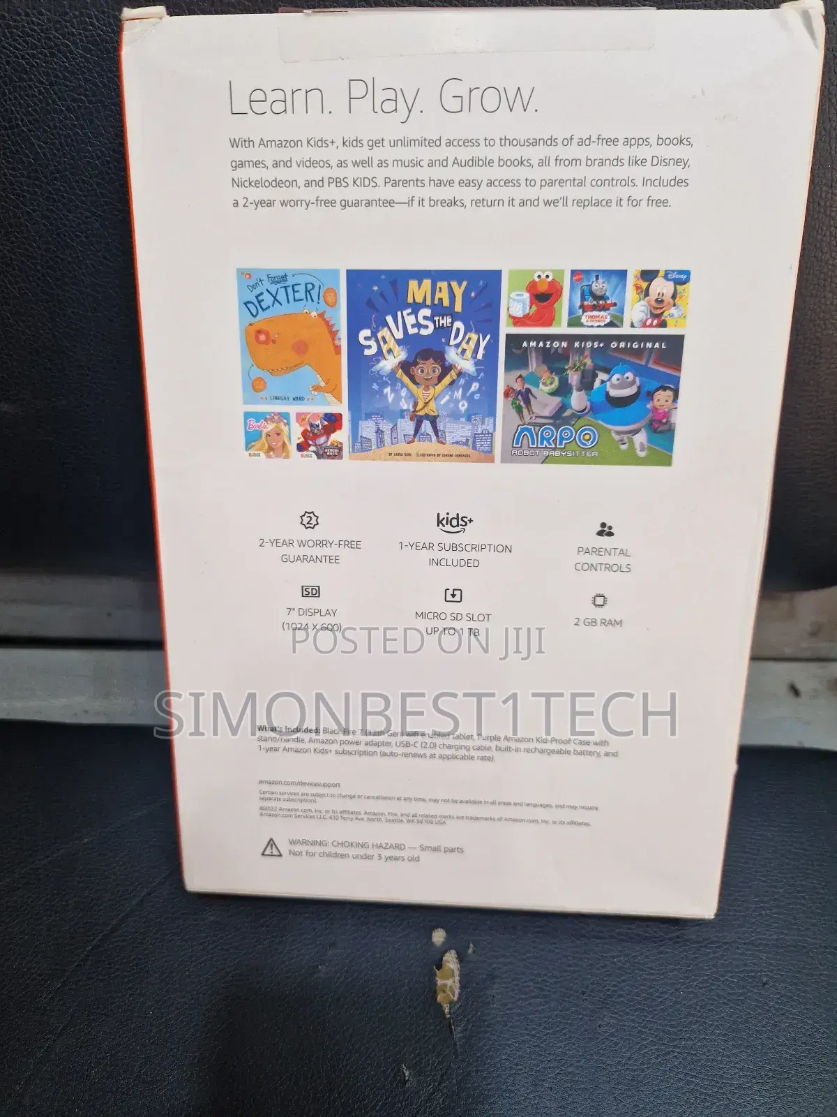New Amazon Fire 7 Kids Edition 2022 32 GB Pink