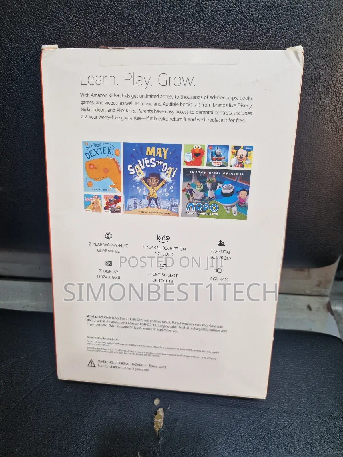 New Amazon Fire 7 Kids Edition 2022 32 GB Pink