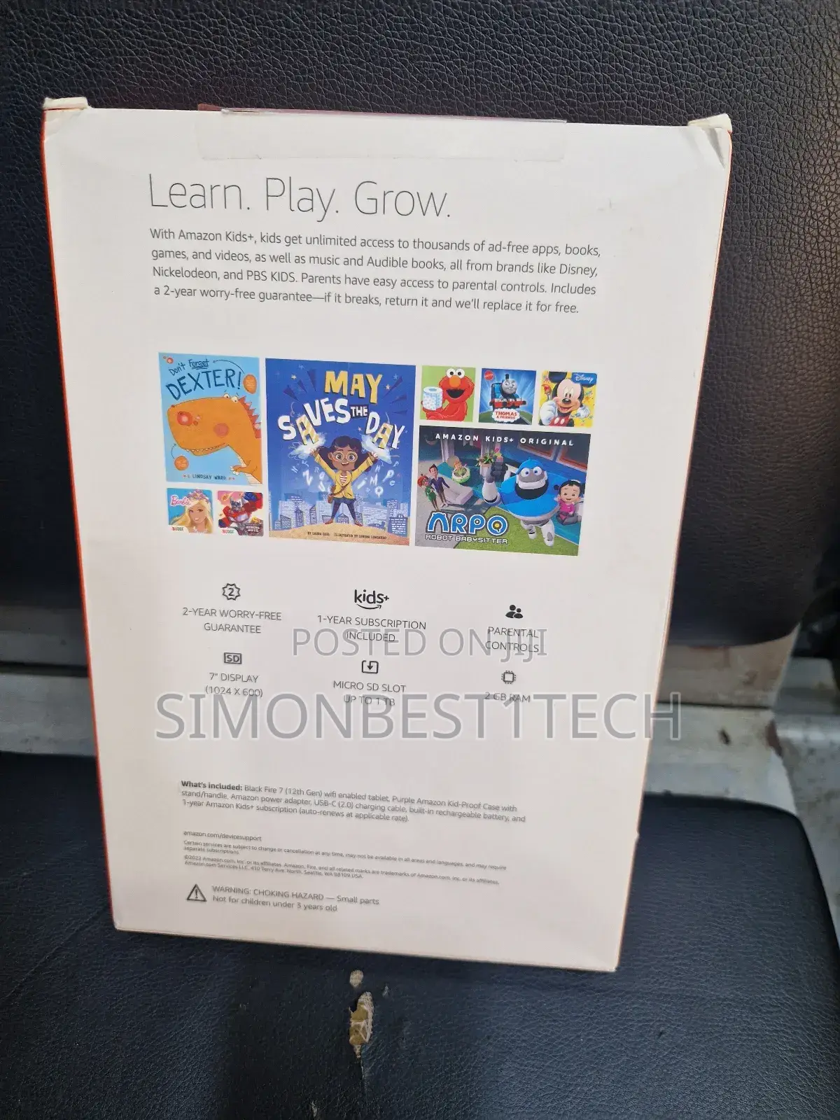 New Amazon Fire 7 Kids Edition 2022 32 GB Pink
