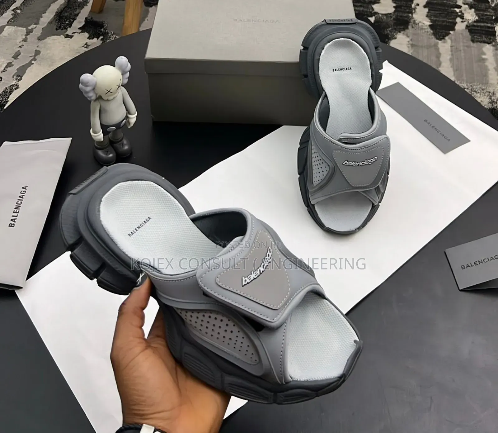 Balenciaga Winter24 Slippers 2 Colors’Ash*