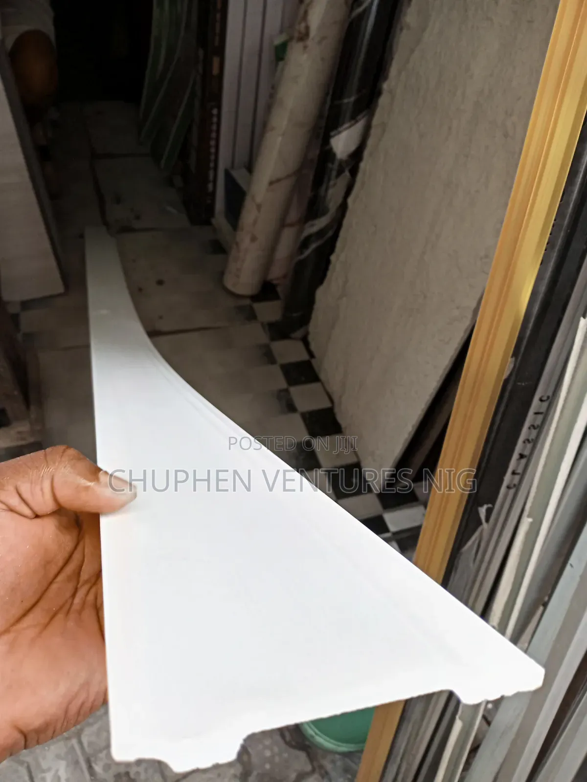 Spc(Acrylic) Cornise for Skirting 10cm