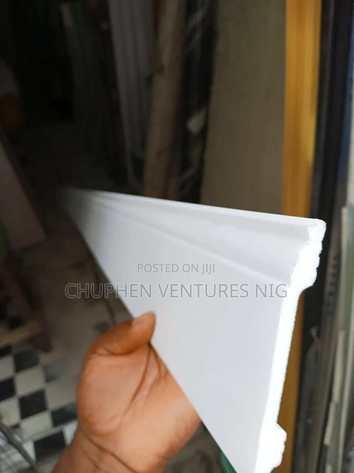 Spc(Acrylic) Cornise for Skirting 10cm