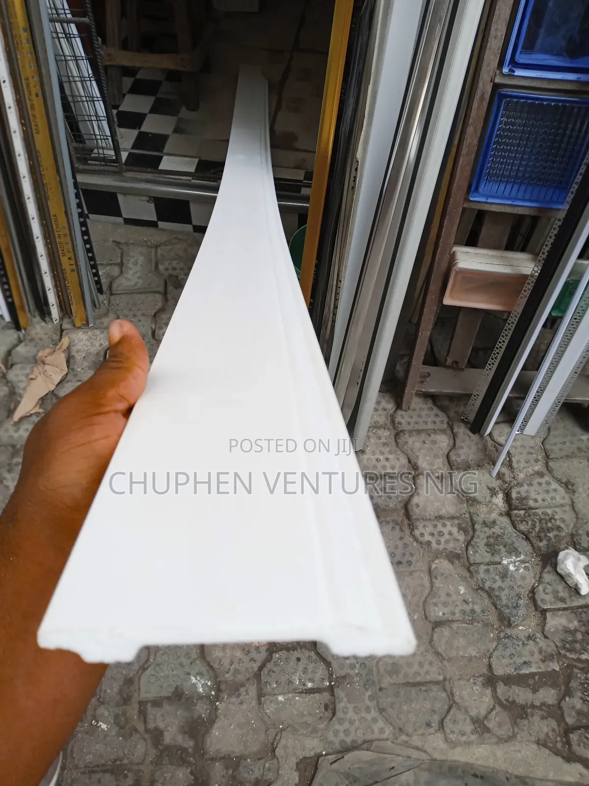 Spc(Acrylic) Cornise for Skirting 10cm