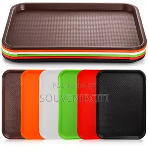 Coloured Fast Food Restaurants Serving Tray