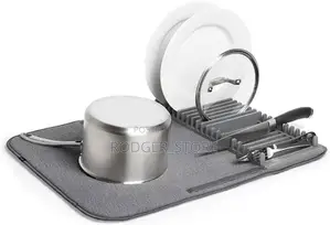 Dryer Mat With Dish Rack