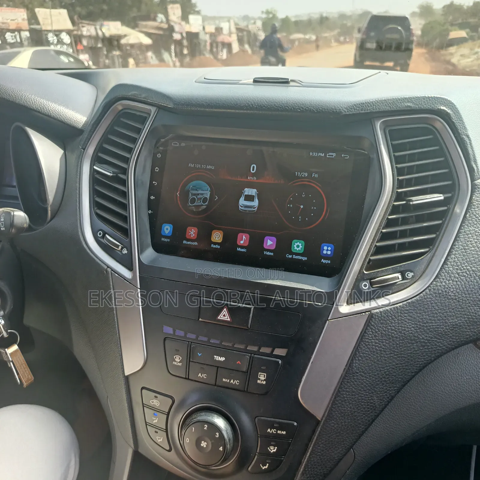 Hyundai Santa Fe 2013-2017 Android Screen Wit Reverse Camer