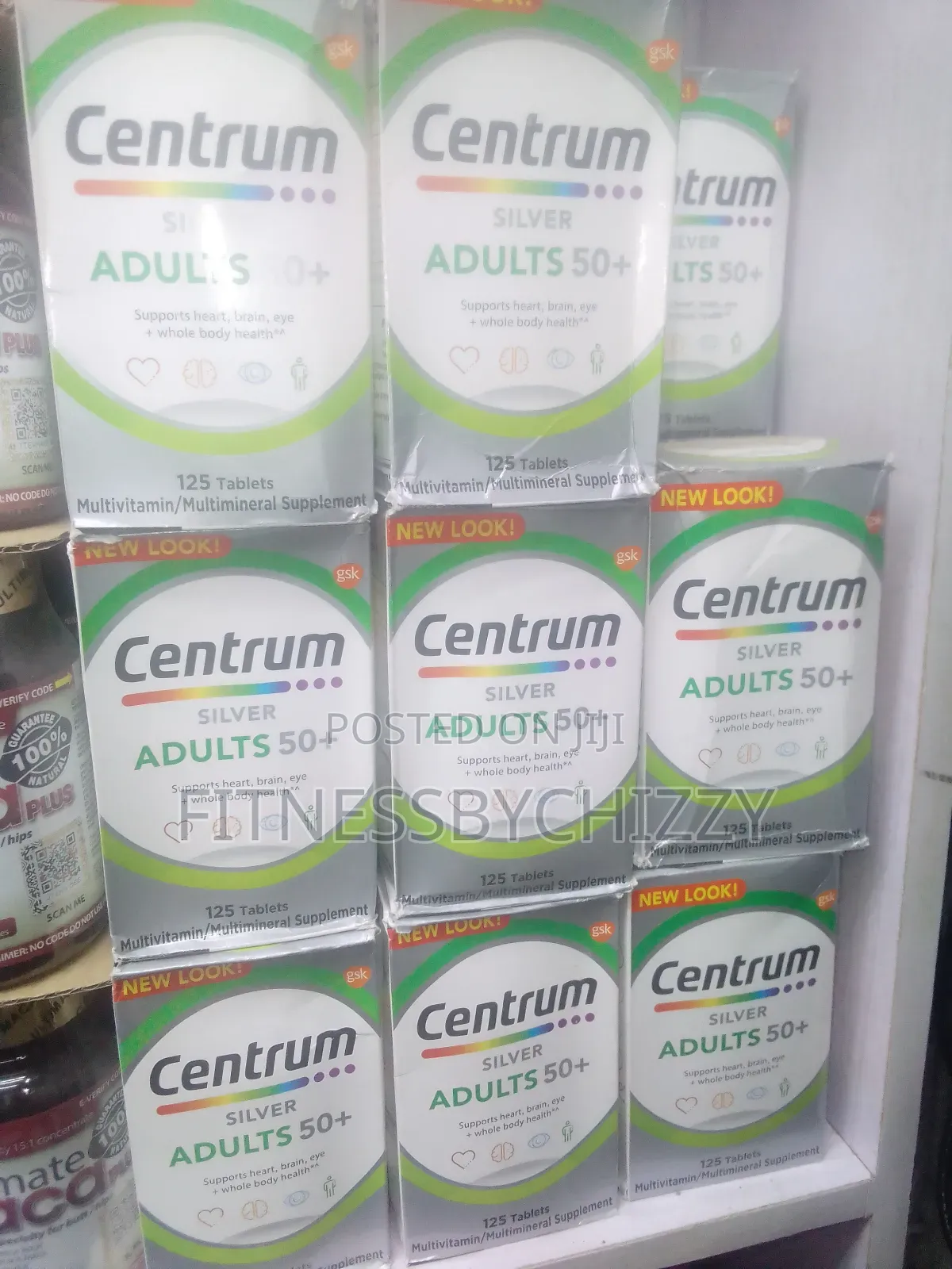 Centrum Silver Adults 50 Plus X 125 Tablets (GSK)