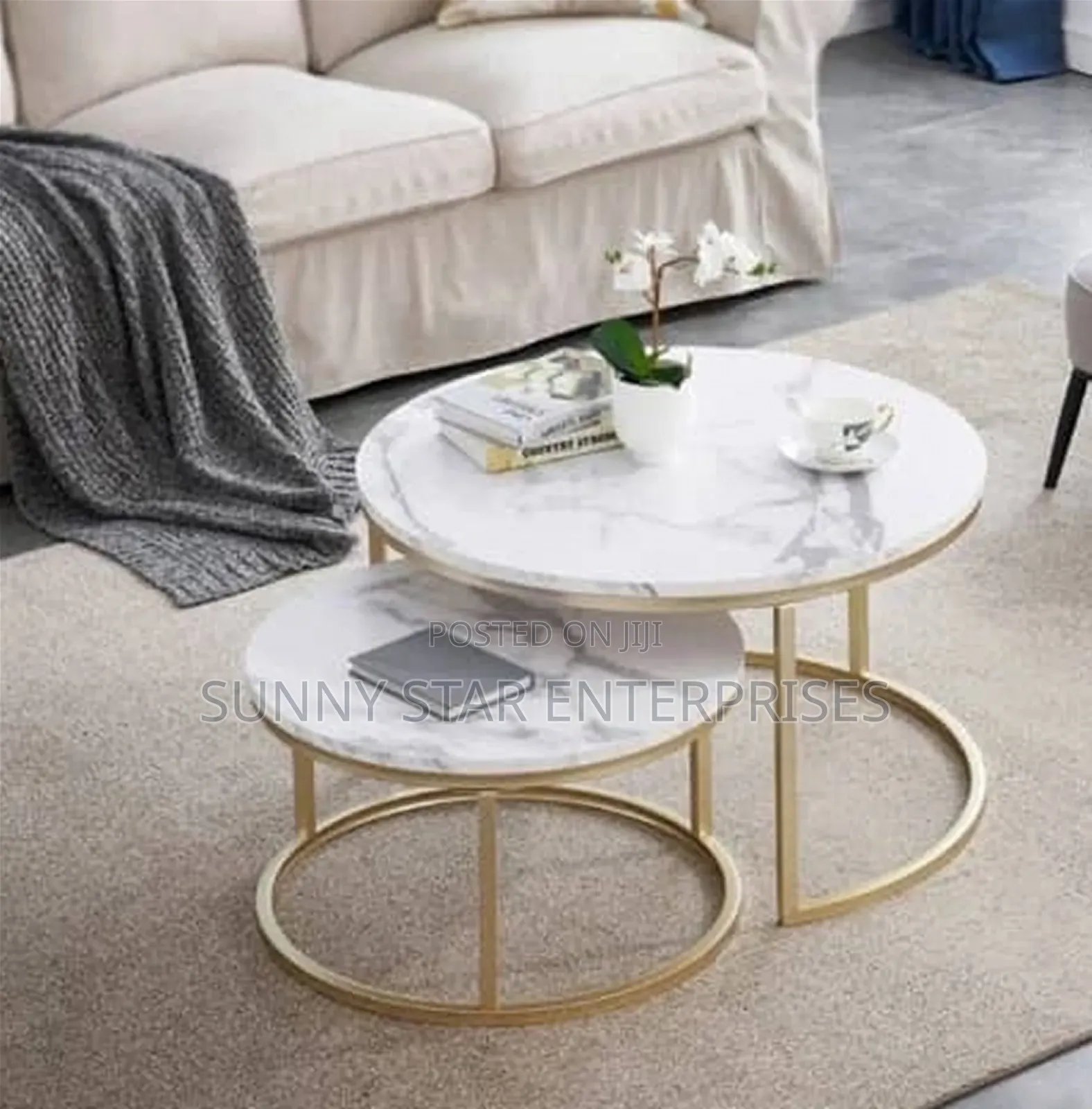 High Quality Executive Imported Marble Center Table