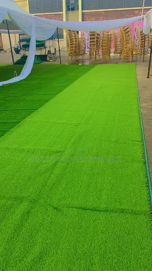 Astroturf Green and Black Rug
