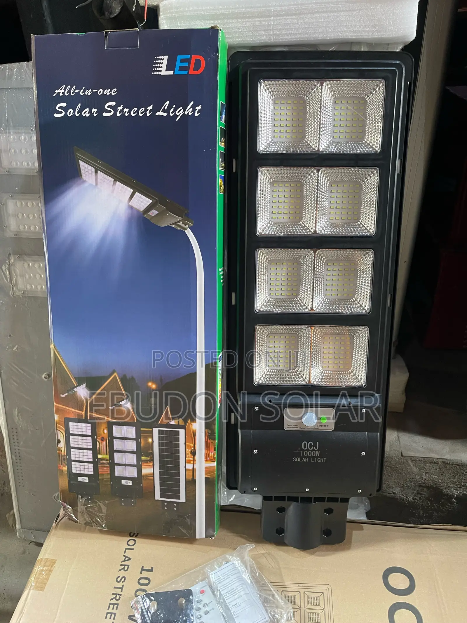 Solar Led Light 1000watts 8eyes