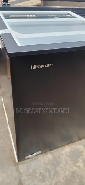 Brand New Hisense 240litter Chest Freezer✓Black✓External✓