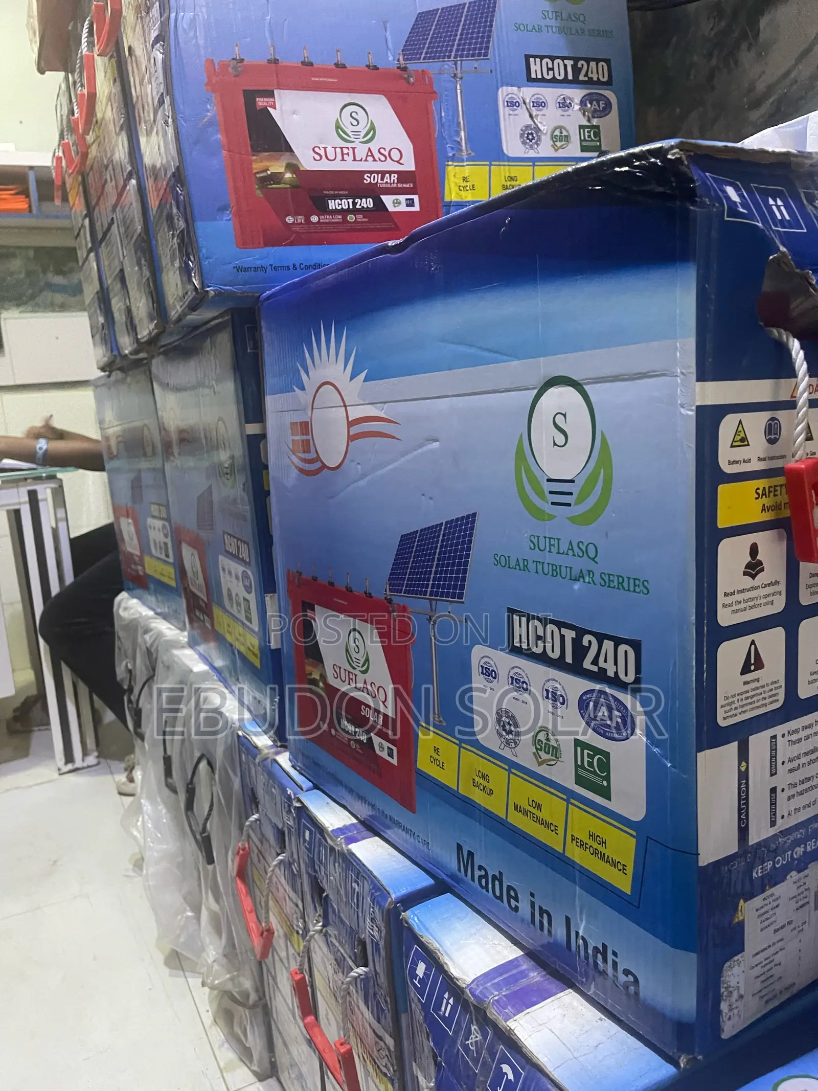 Solar Tubular Battery 240ah