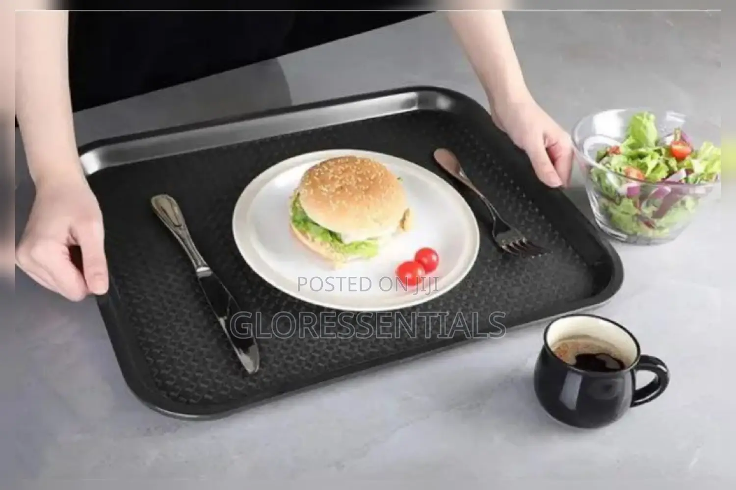 Coloured Fast Food Restaurants Serving Tray