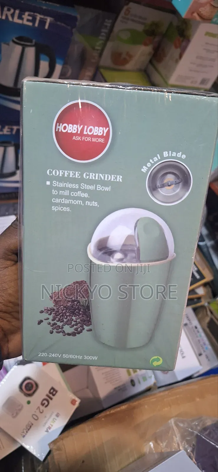 Coffee Grinder, Fast And Efficient, For Seeds, Nuts, Pepper